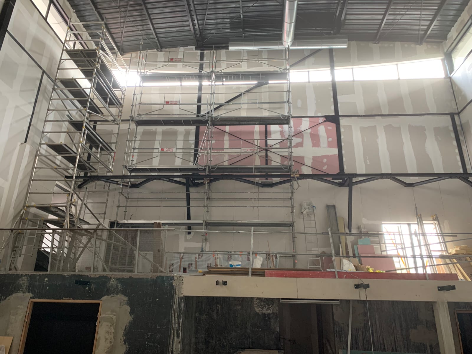 Faux plafond avec spots